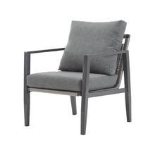 Load image into Gallery viewer, Modern Lounge Chair With Rope Accents And Cushions
