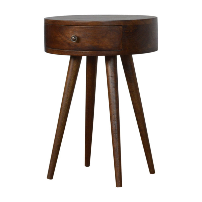 22" Wood One Drawer Nightstand - Chestnut