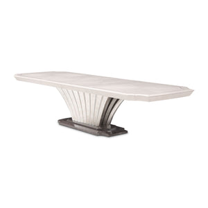 Fantosini - Pedestal Dining Table - Silver Mist