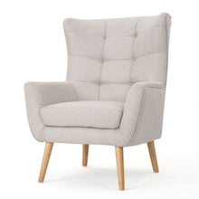 Load image into Gallery viewer, Club Chair With Rubberwood Legs
