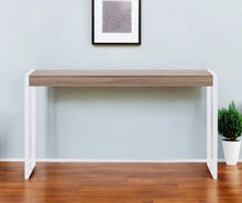 Load image into Gallery viewer, Sled Console Table - Gray Brown / White

