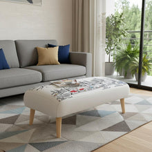 Load image into Gallery viewer, Ottoman Wool 38" - Cream / Brown
