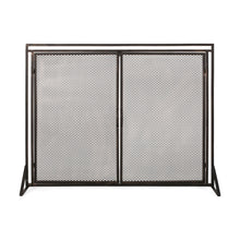 Load image into Gallery viewer, Samantha - Iron Fireplace Screen 2 Door Design
