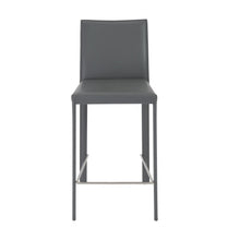 Load image into Gallery viewer, Steel Low Back Counter Height Bar Chairs (Set of 2) - Gray
