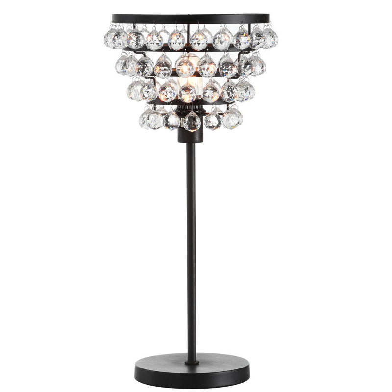 Lantern Table Lamp With Drum - Bronze
