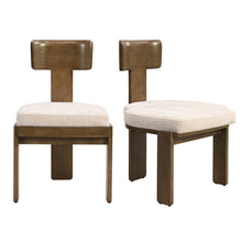 Load image into Gallery viewer, Upholstered Dining Fabric Side Chairs (Set of 2)
