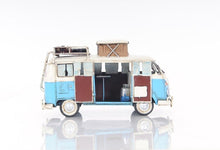 Load image into Gallery viewer, Volkswagen Bus Sculpture - Blue / White
