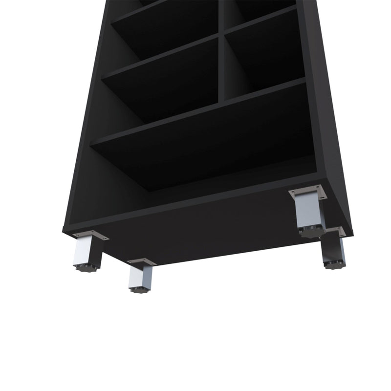 Four Tier Bookcase (737972) - Black