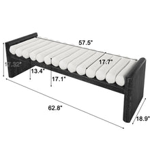 Load image into Gallery viewer, Modern Upholstered Bench
