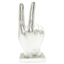 Load image into Gallery viewer, Hand Tabletop Sculpture - Silver
