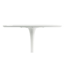 Load image into Gallery viewer, 32" White Metal Dining Table
