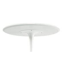 Load image into Gallery viewer, 32" White Metal Dining Table
