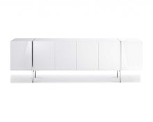 Load image into Gallery viewer, 95" Stainless Steel Solid Console Table - White
