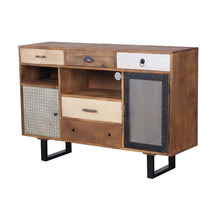 Load image into Gallery viewer, Rustic 2 Drawer Kitchen Island - Multi
