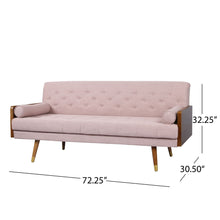 Load image into Gallery viewer, Aidan - Mid Century Modern Tufted Fabric Sofa
