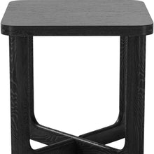 Load image into Gallery viewer, 24" Solid Wood Square End Table - Black

