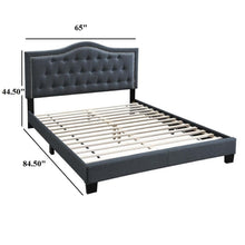 Load image into Gallery viewer, European Style Bed, Button Tufted Headboard
