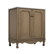 Load image into Gallery viewer, Vintage Double Sink Bathroom Vanity Set With Ceramic Sinks
