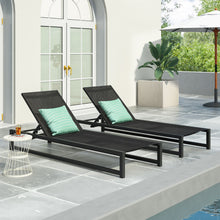 Load image into Gallery viewer, Venice - Classic Chaise Lounge With Adjustable Aluminum Frame
