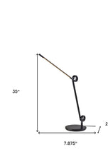Load image into Gallery viewer, 35" Black Metal Novelty Desk Lamp
