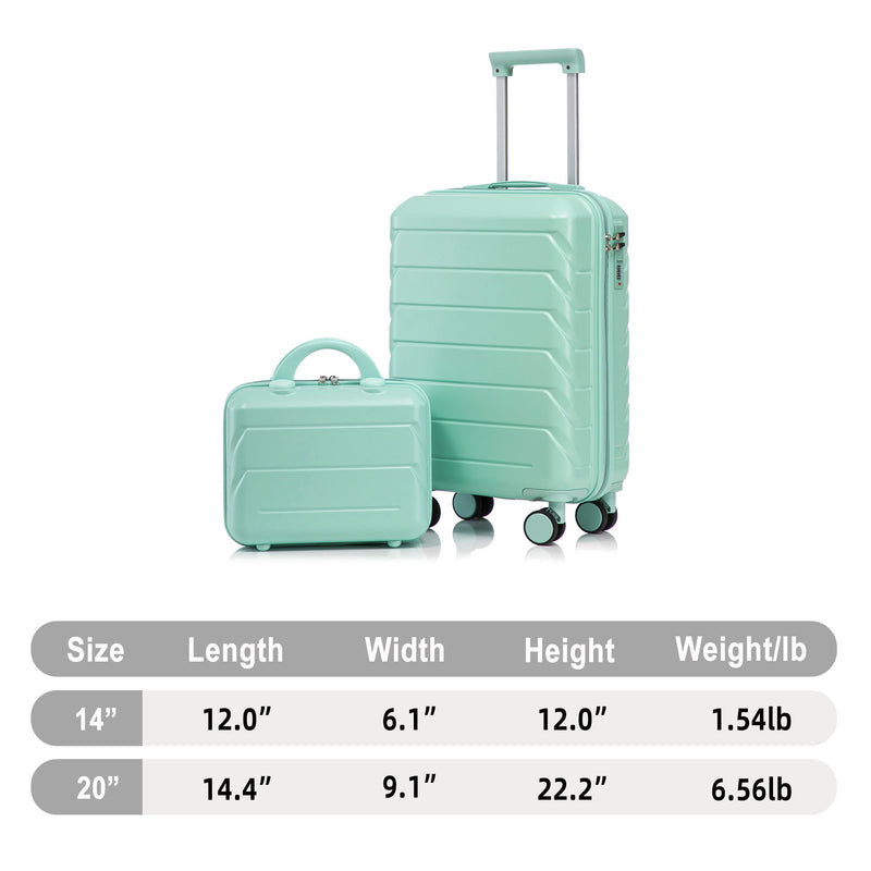 Spinner Luggage Set With Combination Lock