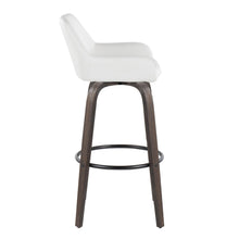 Load image into Gallery viewer, Daniella - Contemporary Fixed Height, Barstool With Swivel With Round Footrest (Set of 2)
