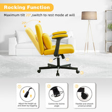 Load image into Gallery viewer, Criss Cross Armrest Office Chair With Wheels
