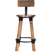 Load image into Gallery viewer, 37.75" Iron Bar Chair - Brown / Natural
