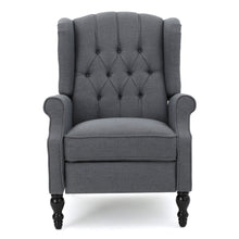 Load image into Gallery viewer, Armchair Recliner With Pushback Mechanism And Wingback Design
