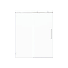 Load image into Gallery viewer, Frameless, Single Sliding Soft Close Shower Doors, 5/16" Sgcc Tempered Glass
