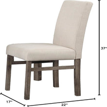Load image into Gallery viewer, 5 Piece Transitional Dining Set With Table And Upholstered Chairs
