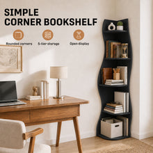 Load image into Gallery viewer, 5 Tier S - Shaped Corner Shelf For Living Room

