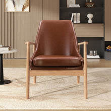 Load image into Gallery viewer, Mid-Century Modern Accent Armchair With High Back
