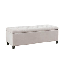Load image into Gallery viewer, Elegant Design Tufted Top, Soft Close Storage Bench
