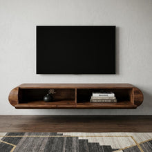 Load image into Gallery viewer, Enclosed Open Storage TV Stand (738417) - Brown

