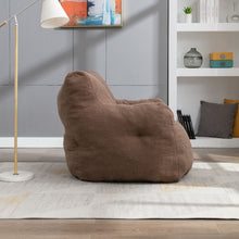 Load image into Gallery viewer, Soft Teddy Fabric Tufted Foam Bean Bag Chair With Teddy Fabric
