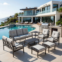 Load image into Gallery viewer, Patio Furniture Set With Coffee Table And Cushions For Backyard
