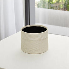 Load image into Gallery viewer, Dotted Round Pot Planter (487450) - Off White
