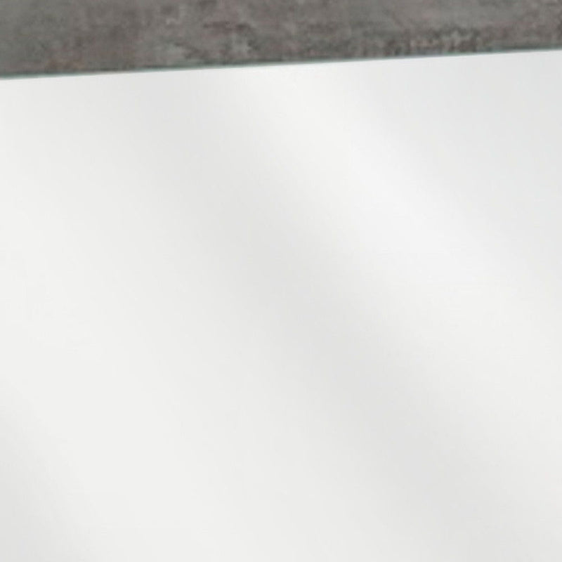 Wood Framed Dresser Mirror - Gray