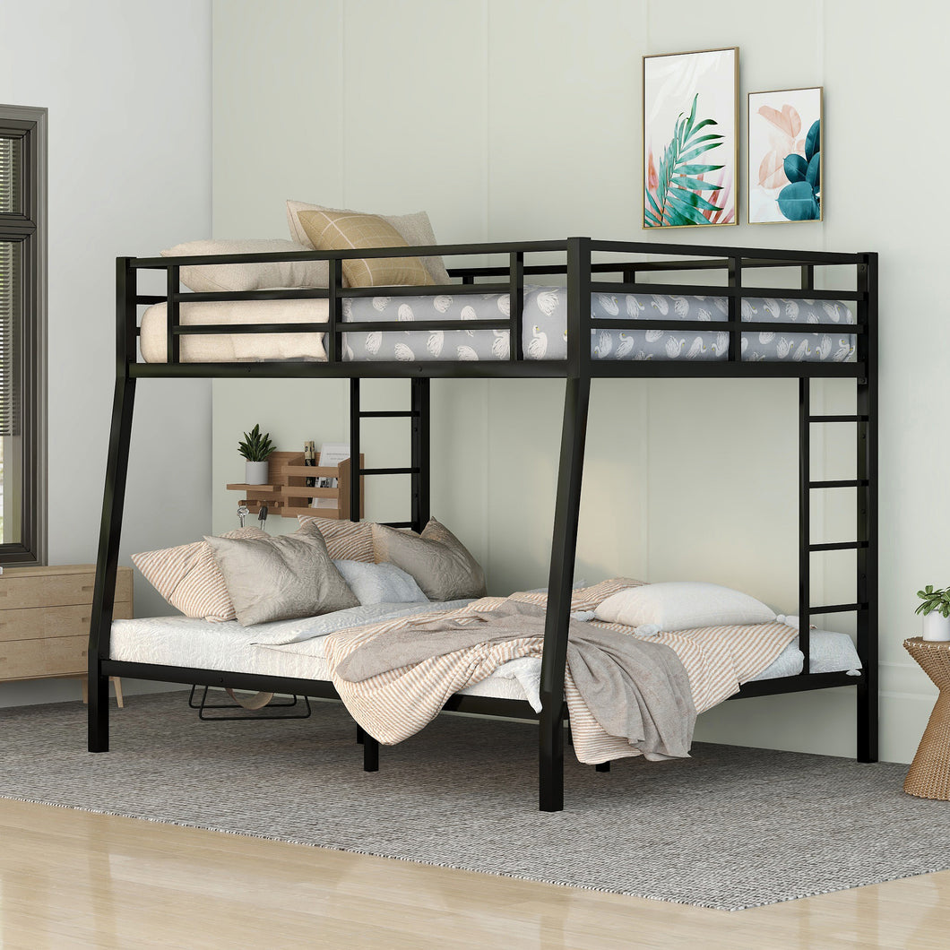 Metal Full XL over Queen Bunk Bed for Teens and Adults,Space-Saving/Noise Reduced/No Box Spring Needed, Old SKU W1307S00015(Expect arrive date 2024/3/24)