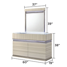 Load image into Gallery viewer, Leonor - 6 Drawer Dresser - Gray

