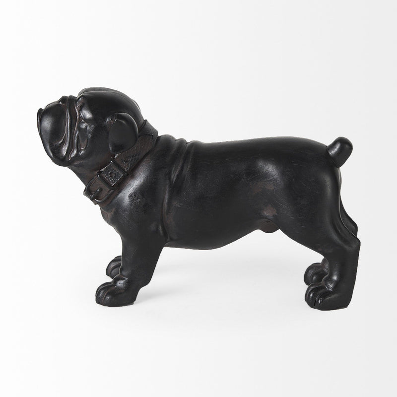 Poly Dog Tabletop Sculpture - Black