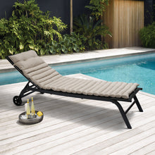 Load image into Gallery viewer, 2 Piece Outdoor Chaise Lounge Chair Cushion Set
