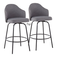 Load image into Gallery viewer, Ahoy - Contemporary Fixed Height Counter Stool (Set of 2)
