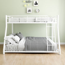 Load image into Gallery viewer, Bunk Bed Frame With Ladder And Guardrail, Heavy Duty Noise Free Design Metal Construction
