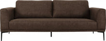 Load image into Gallery viewer, Modern Loveseat With Removable Cushions - Brown
