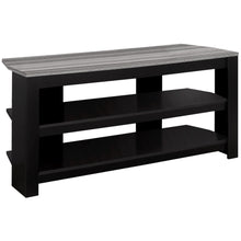 Load image into Gallery viewer, Open Shelving, TV Stand - Black / Gray
