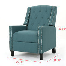 Load image into Gallery viewer, Classic Fabric Push Back Chair
