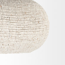 Load image into Gallery viewer, Beaded Hanging Chandelier - Whitewash
