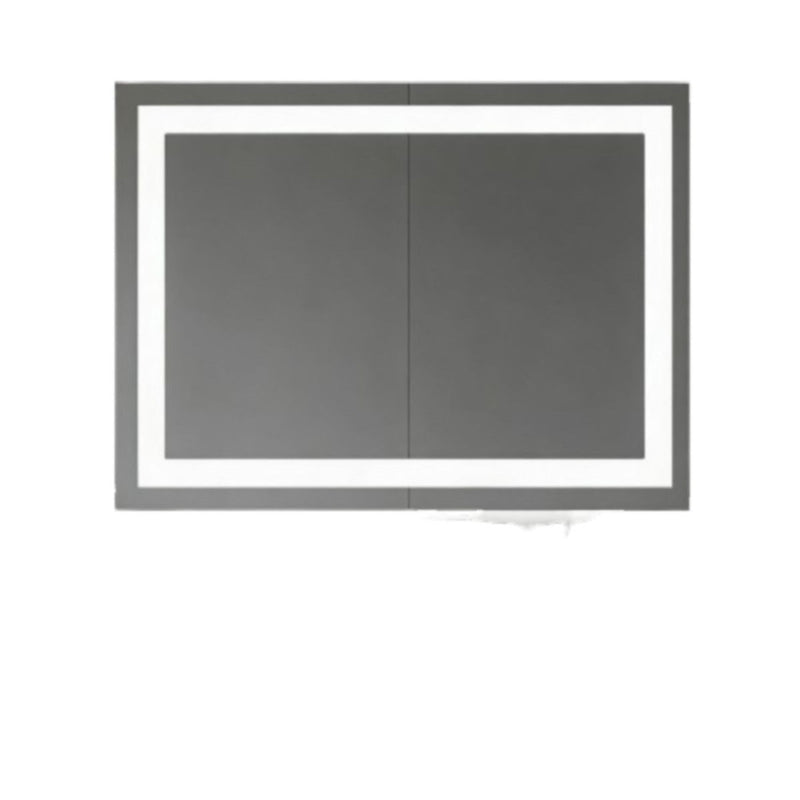 Lighted Frameless Standing Leaner Mirror - Natural / White